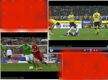 2 Fußballspiele gleichzeitig gucken, im Internet die Bundesliga Fußballspiele sehen